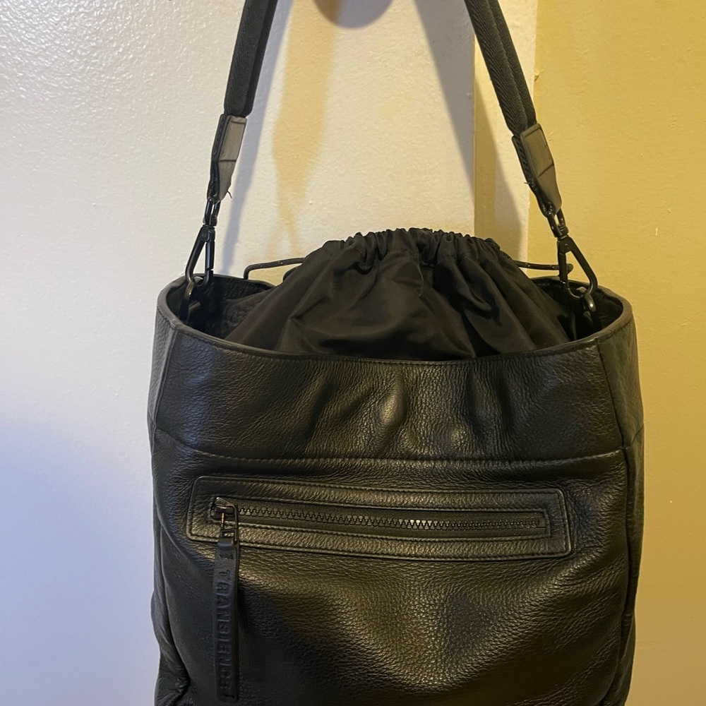 Neiman Marcus High End Black Shoulder Bag.  15 3/4 L X 12 3/4 H